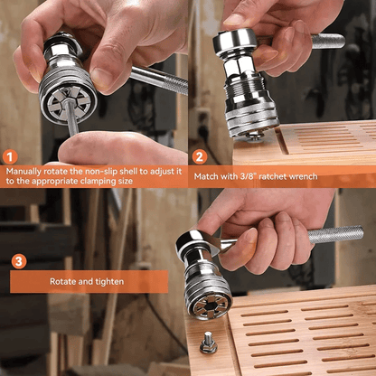 🔧 Multi-Use Socket Wrench, Durable Repair Tool for Home & Auto Maintenancedeal Father's Day Gift