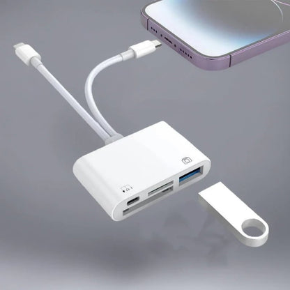 🔥 3-in-1 USB-C card reader