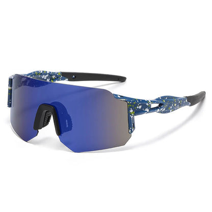 🕶️ Oversized Shield Sports Sunglasses – High-Performance Eye Protection for Outdoor Action