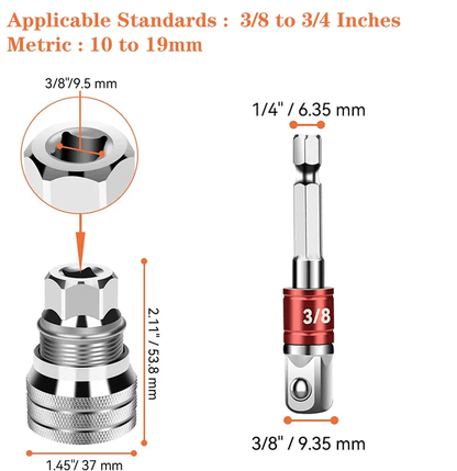 🔧 Multi-Use Socket Wrench, Durable Repair Tool for Home & Auto Maintenancedeal Father's Day Gift