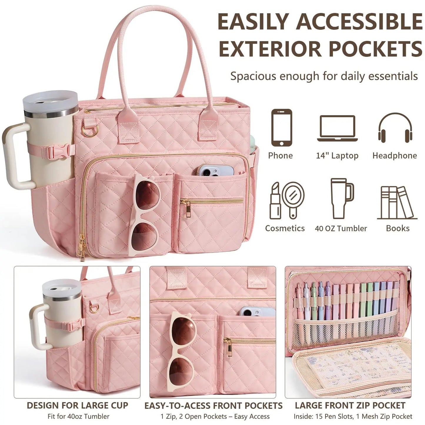 🎁Buy 2 Free Shipping📖✨ Bible Cover Tote Bag – Large Christian Shoulder Bag for Women