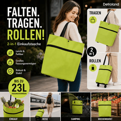 Two-in-one convenient foldable backpack shopping bag🛍️
