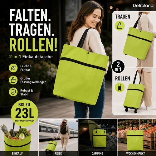 Two-in-one convenient foldable backpack shopping bag🛍️