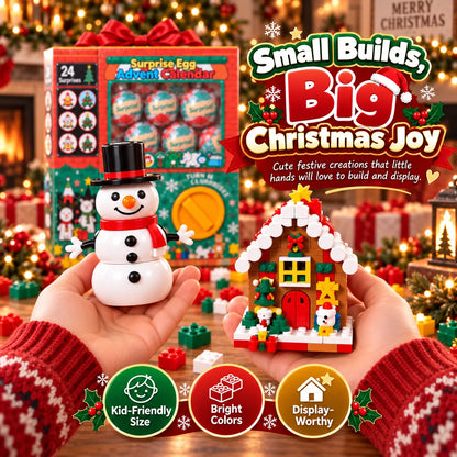 🎄🎅 2026 Christmas Capsule Building Blocks, Surprise Mini Building Set