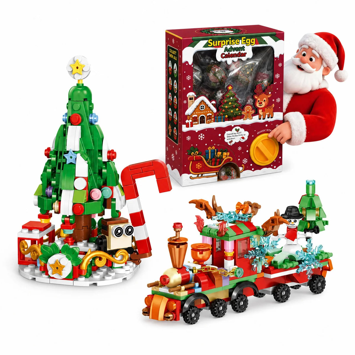 🎄🎅 2026 Christmas Capsule Building Blocks, Surprise Mini Building Set