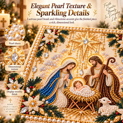 🙏✝️diy Christian Pearl Artwork Kit✈️ Buy 2+ Get Free Shipping