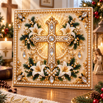🙏✝️diy Christian Pearl Artwork Kit✈️ Buy 2+ Get Free Shipping