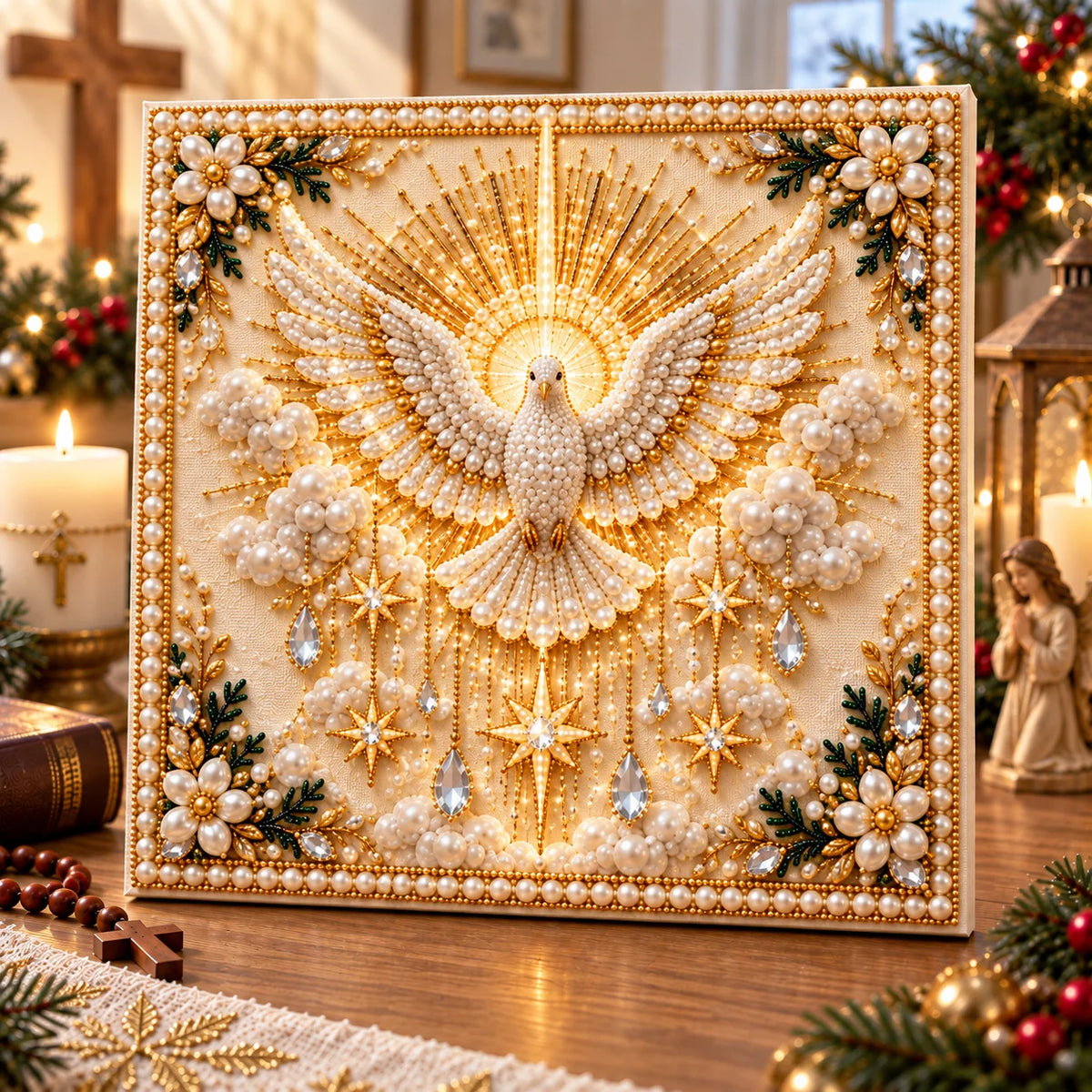 🙏✝️diy Christian Pearl Artwork Kit✈️ Buy 2+ Get Free Shipping