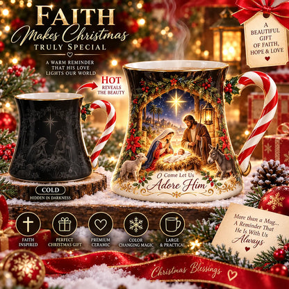 Christmas Magic Color-Changing Mug – Heat Reveal Holiday Gift