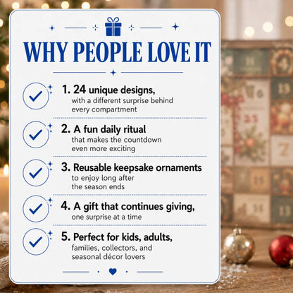 🔥Last Day 49% OFF ✨ The Holy Story 24-Day Mini Brick Ornament Advent Calendar