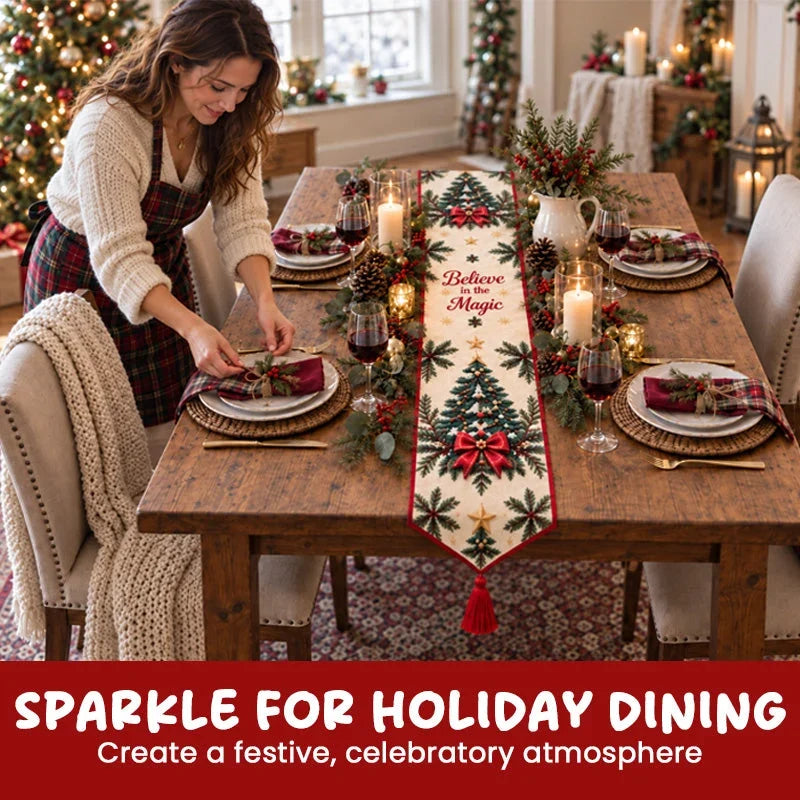 🔥hot Sale🔥✨ Diy Christmas Diamond Painting Table Runner Kit