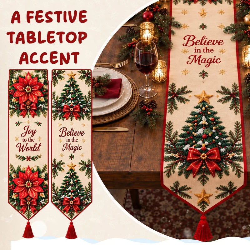 🔥hot Sale🔥✨ Diy Christmas Diamond Painting Table Runner Kit