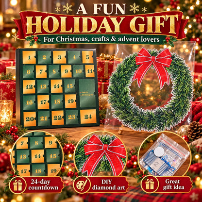 💎🎄 Diamond Art Advent Calendar — 24 Days of Sparkling DIY Christmas Surprises!