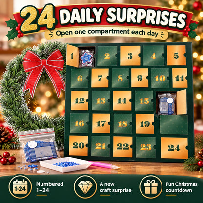 💎🎄 Diamond Art Advent Calendar — 24 Days of Sparkling DIY Christmas Surprises!
