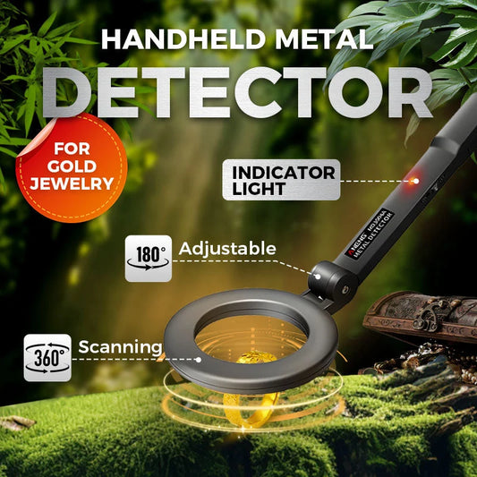 360° Handheld Detector – High Sensitivity For Gold, Rings & Coins. Lightweight Design, Easy For Seniors. Start Your Treasure Hunting Adventure Now. 🧭🕊️