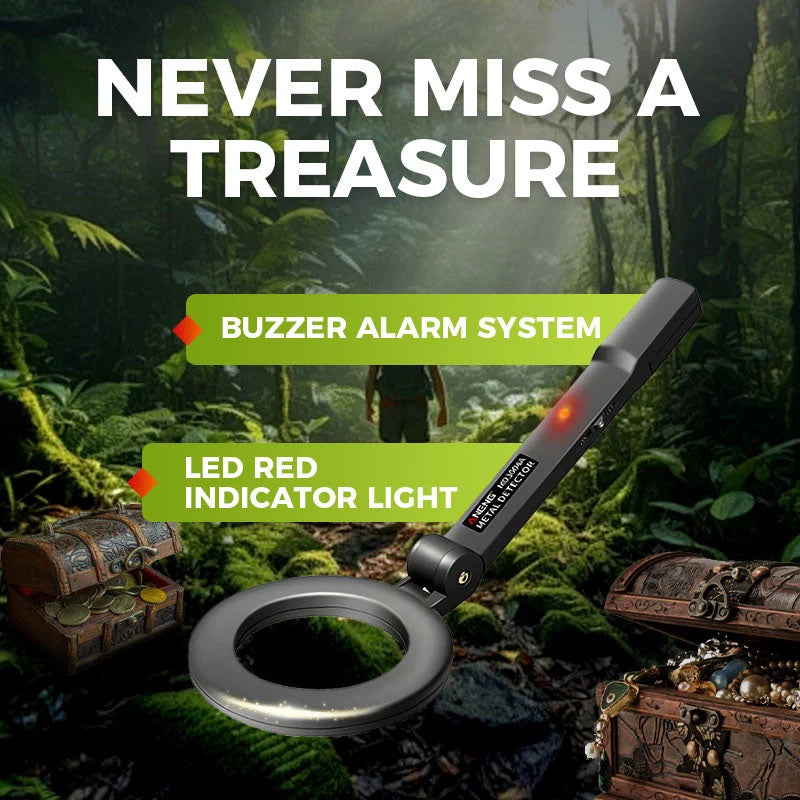 🥳2026 Hot Sale🥳💞50k+ Sold!🔎💎 50% Off! 360° Handheld Detector – High Sensitivity For Gold, Rings & Coins. Lightweight Design, Easy For Seniors. Start Your Treasure Hunting Adventure Now. 🧭🕊️