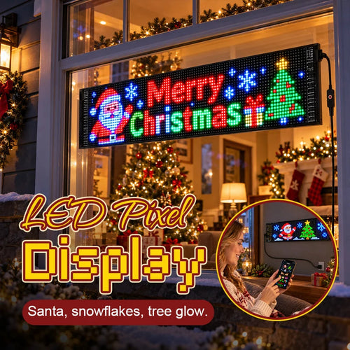 Smart App-controlled Christmas Led Pixel Display