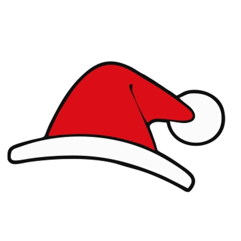 🎅🚗 Santa Hat Car Emblem Overlay — Waterproof, Reusable Holiday Decoration For Any Car Badge
