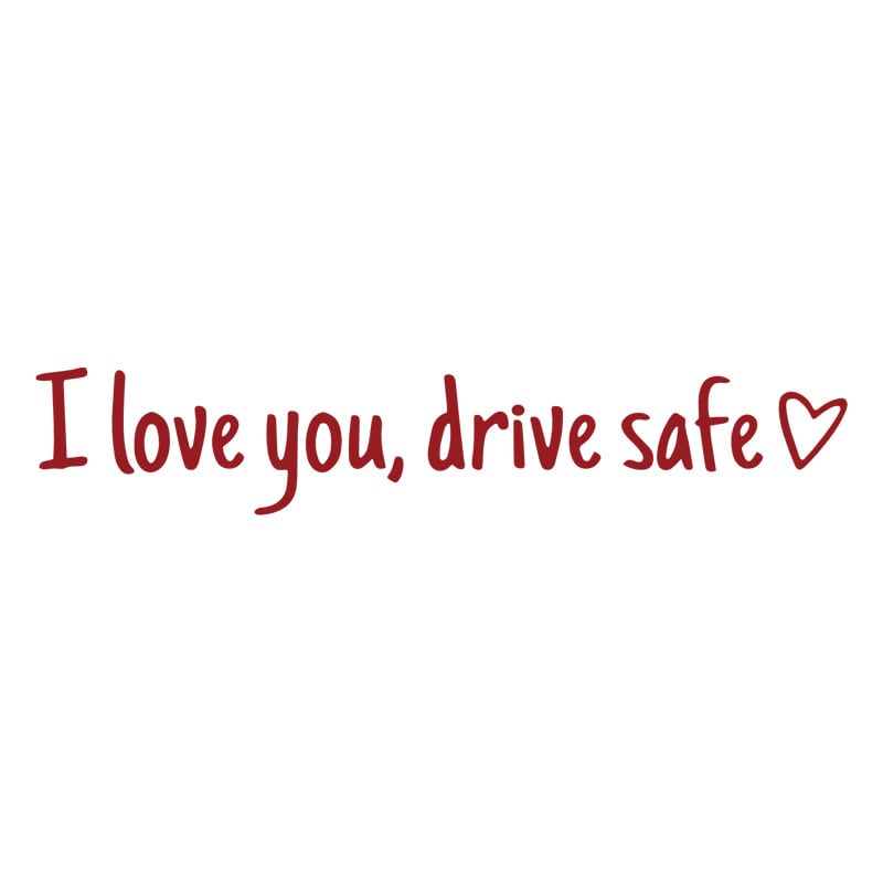💓 I love you, drve safe Sticker(8pcs)