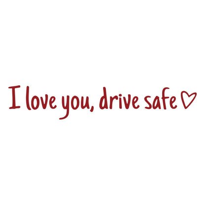 💓 I love you, drve safe Sticker(8pcs)
