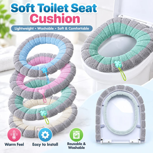 🚽lightweight Washable Soft Toilet Seat Cushion