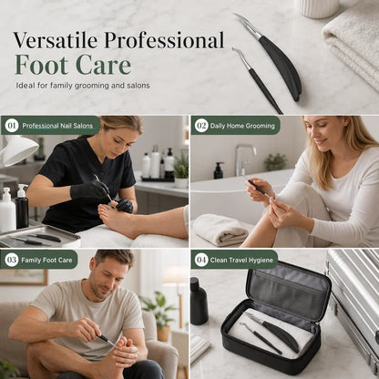Stainless Steel Ingrown Toenail Clipper Set – Precise, Sturdy, Portable ✨