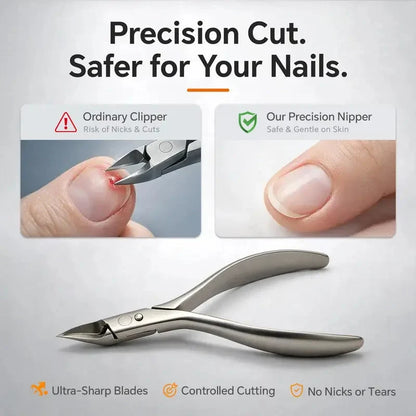 Stainless Steel Ingrown Toenail Clipper Set – Precise, Sturdy, Portable ✨
