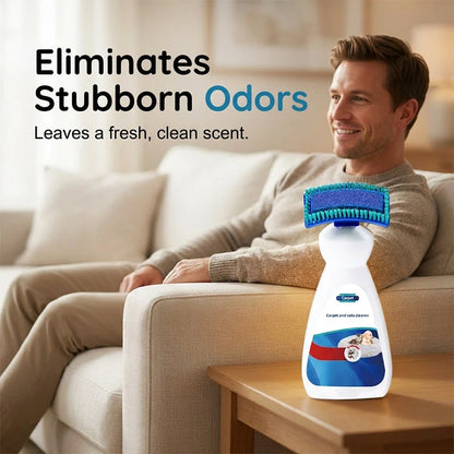 💧No-Rinse Sofa & Carpet Cleaner with Integrated Scrub Brush