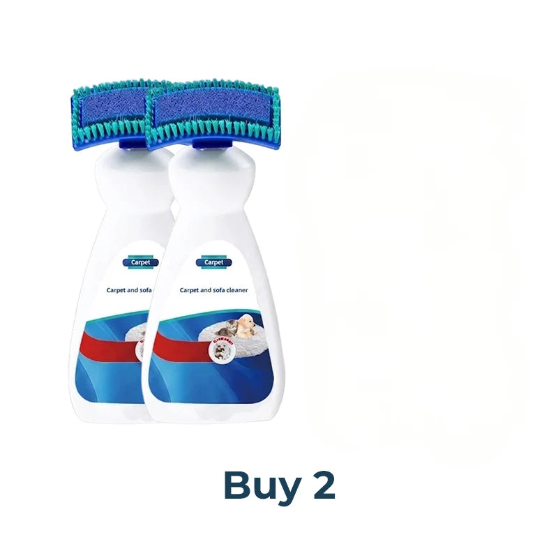 💧No-Rinse Sofa & Carpet Cleaner with Integrated Scrub Brush