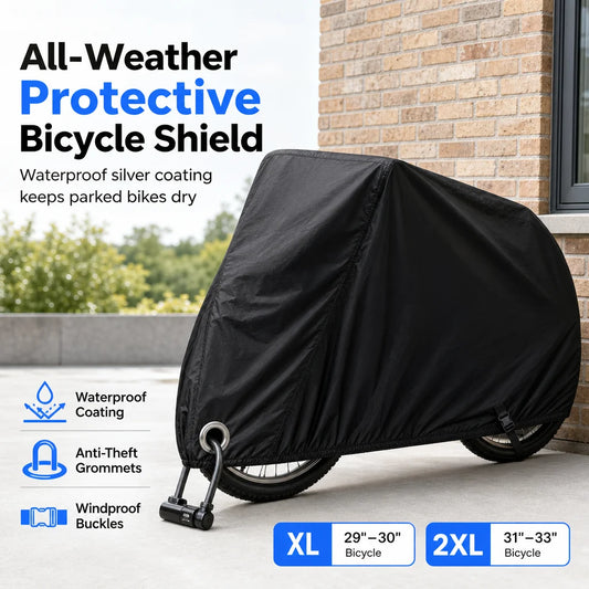🔥waterproof And Dustproof 190t Bicycle Cover For Outdoor Bike Protection🚴
