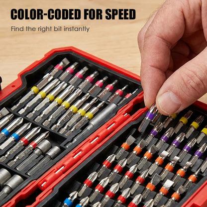 ❄️summerfresh 50% Off!🔧83-piece S2 Driver Bit Set – One Organised Kit For Everyday Diy