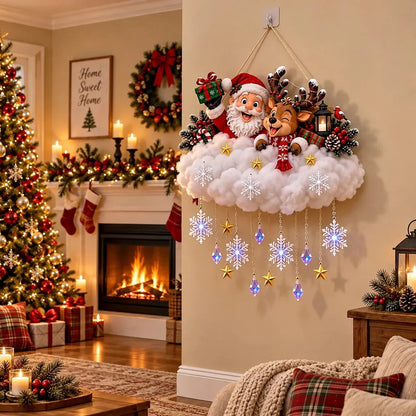 Magical Christmas Glow Cloud Wall Hanging