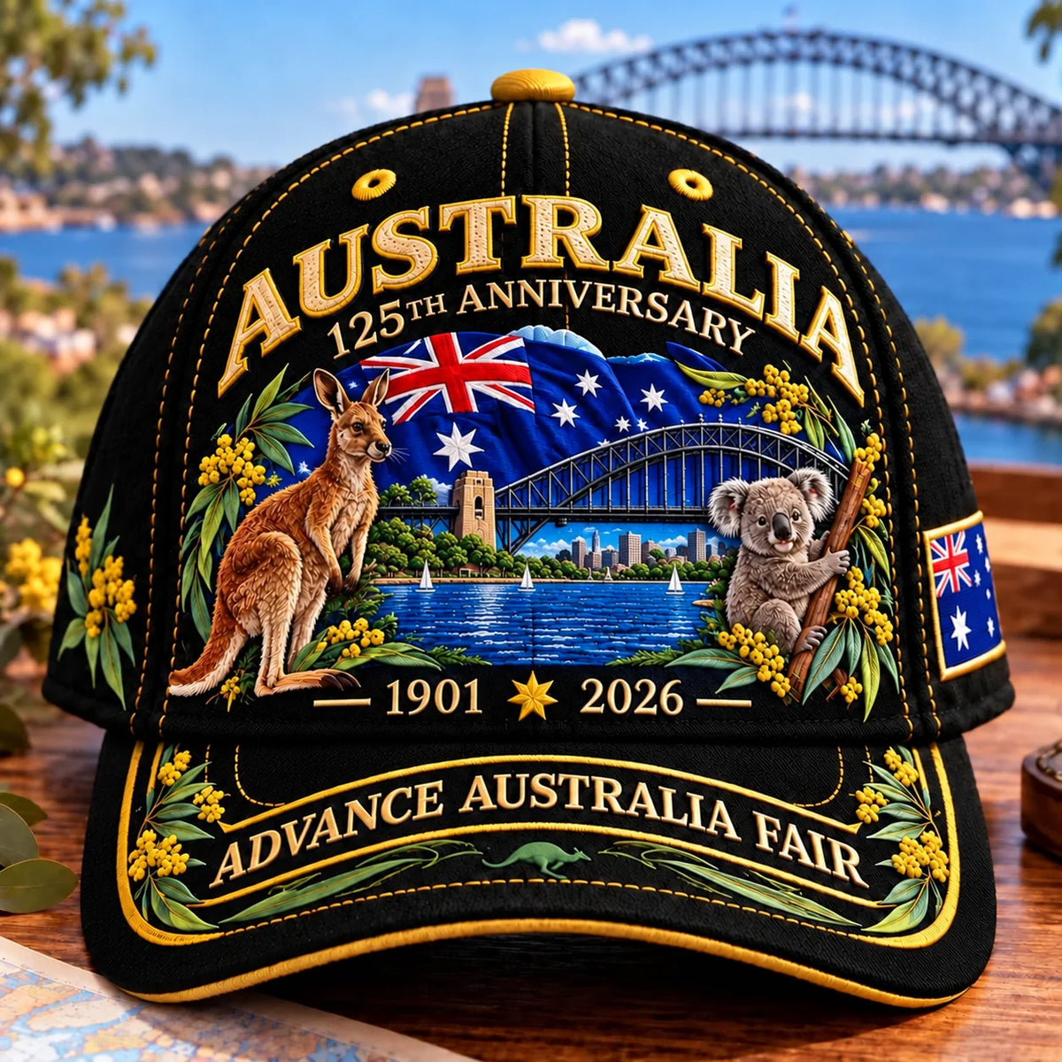 🦘Australia 125th Anniversary 1901–2026 Commemorative Cap