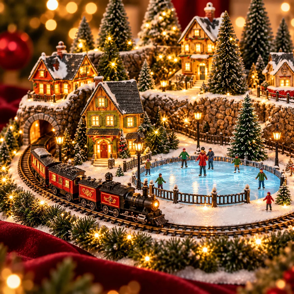 🔥 Lighted & Animated Christmas Village Collection✨