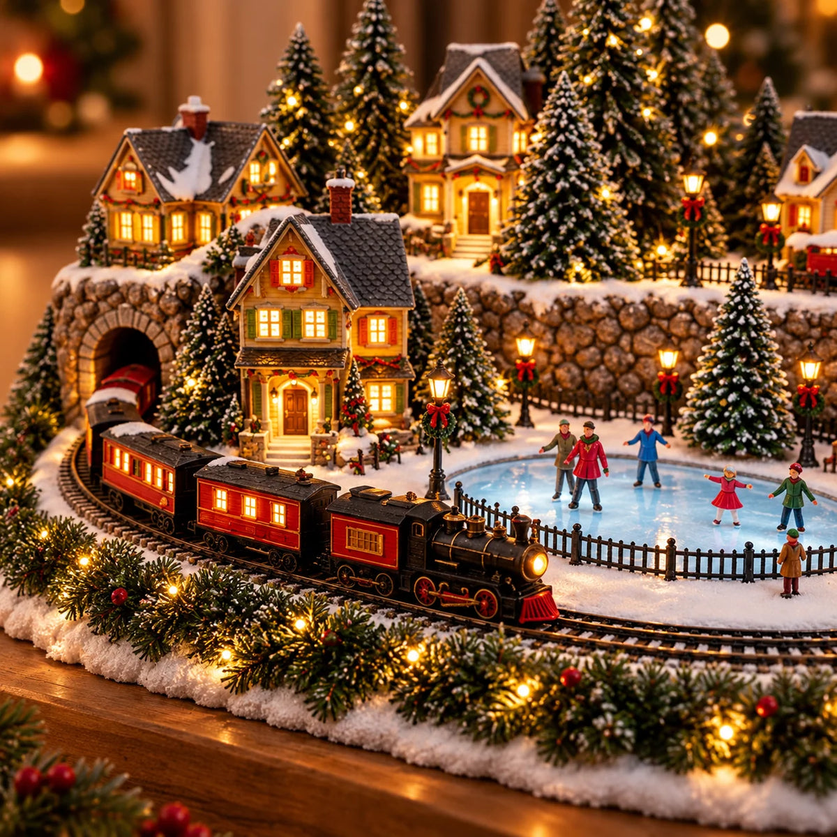 🔥 Lighted & Animated Christmas Village Collection✨