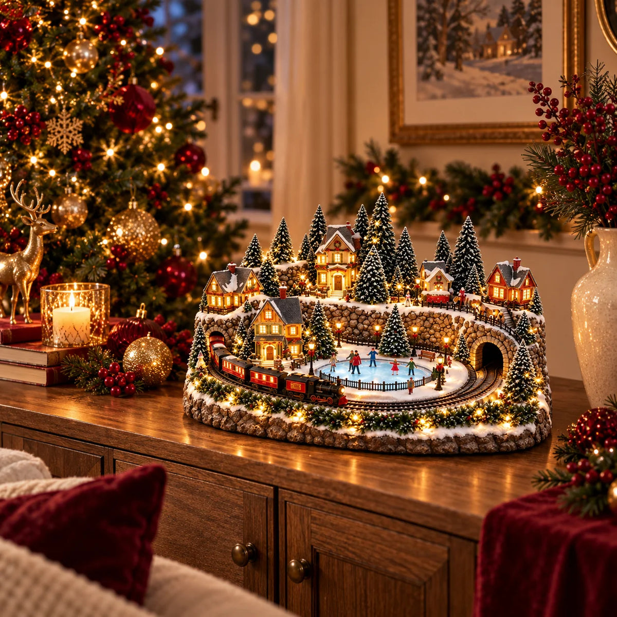 🎁Last Day 50% OFF🔥 Lighted & Animated Christmas Village Collection-✨