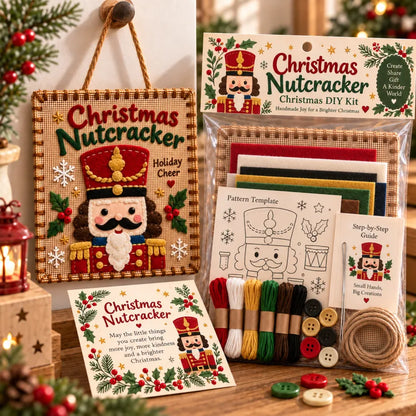 🎄✨Christmas DIY Fabric Weaving Friendship Kit - 🧵 Create Something Special Together! 💕