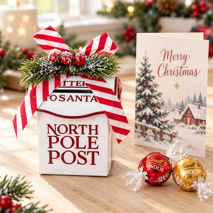 North Pole Post Christmas Treat Box
