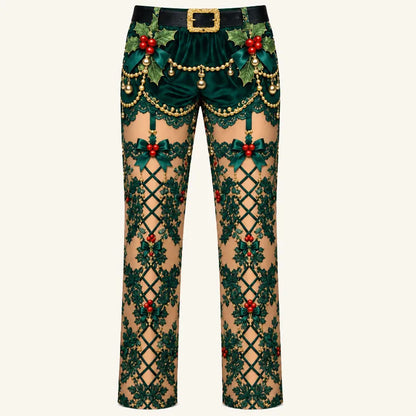 Funny Christmas Illusion Pants