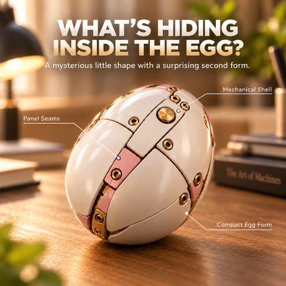 🦄 2-in-1 Transforming Mechanical Unicorn Egg – Winged Fantasy Figure