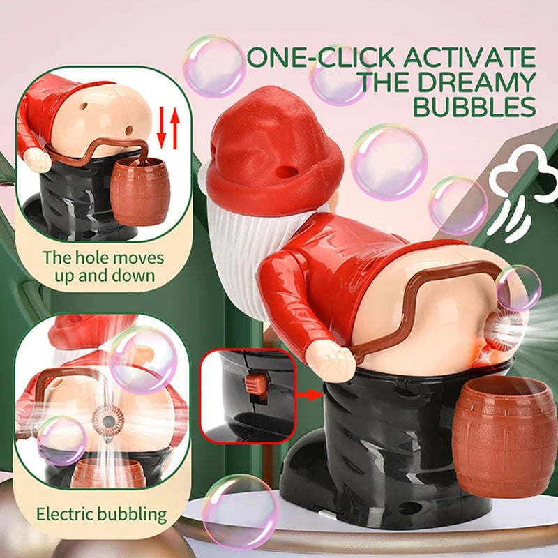 🎅ready For Christmas!🎄funny Santa Bubble Blowing Machine – Music, Lights & Christmas Bubble Fun