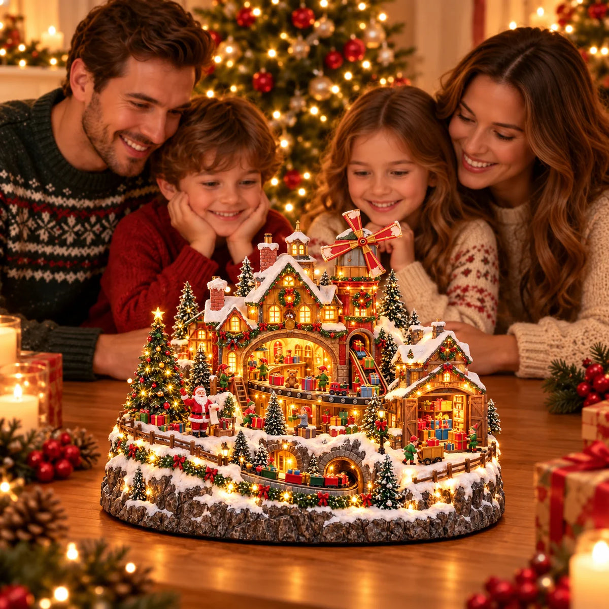 🎁Last Day 50% OFF🔥 Lighted & Animated Christmas Village Collection-✨