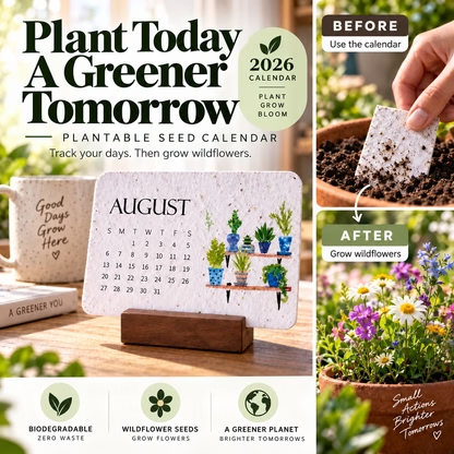 2027 Seed Calendar: Eco-Friendly Plantable Love Seed Calendar 2026