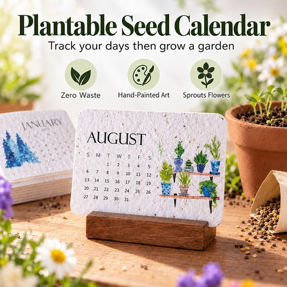 2027 Seed Calendar: Eco-Friendly Plantable Love Seed Calendar 2026