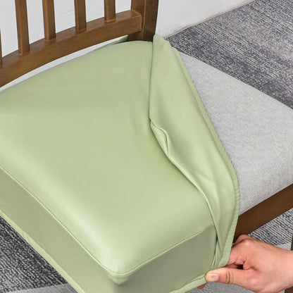 🪑 Waterproof Stretch PU Leather Dining Chair Seat Cover 💧