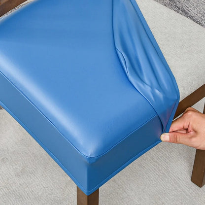 🪑 Waterproof Stretch PU Leather Dining Chair Seat Cover 💧