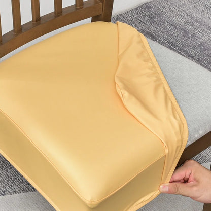 🪑 Waterproof Stretch PU Leather Dining Chair Seat Cover 💧
