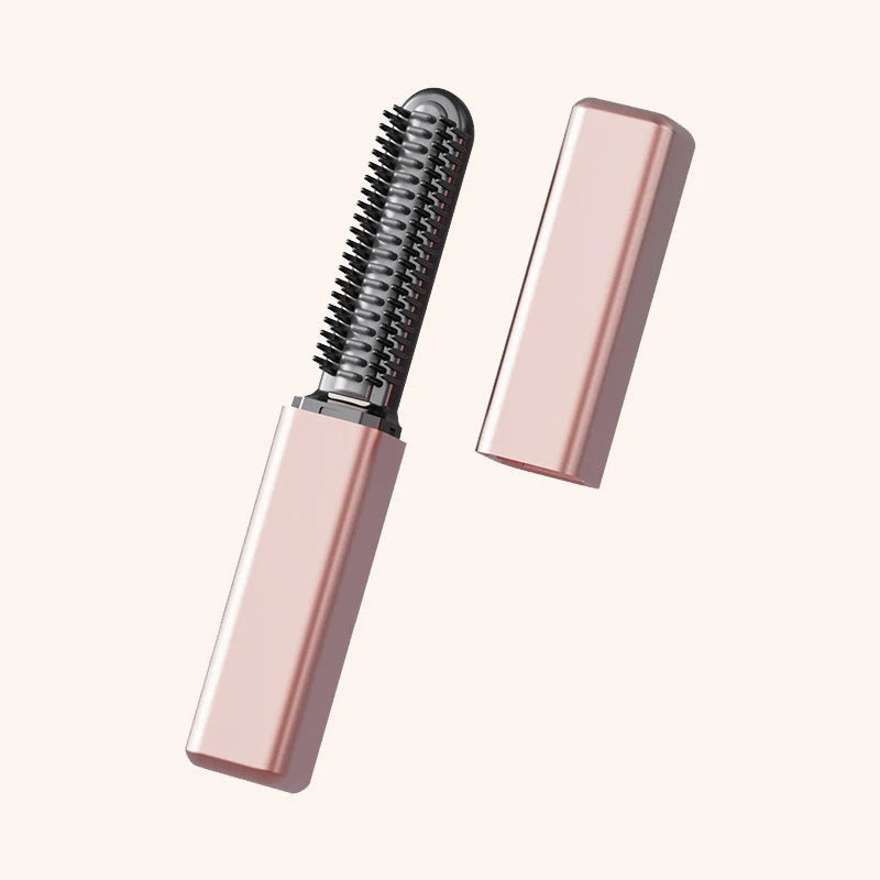 ✨ Compact Wireless Hot Comb – Handy Bang Styling Companion!