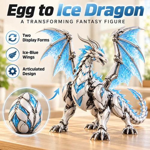 ✨Mythic Beasts – 2-in-1 Transforming Egg Fantasy Figures