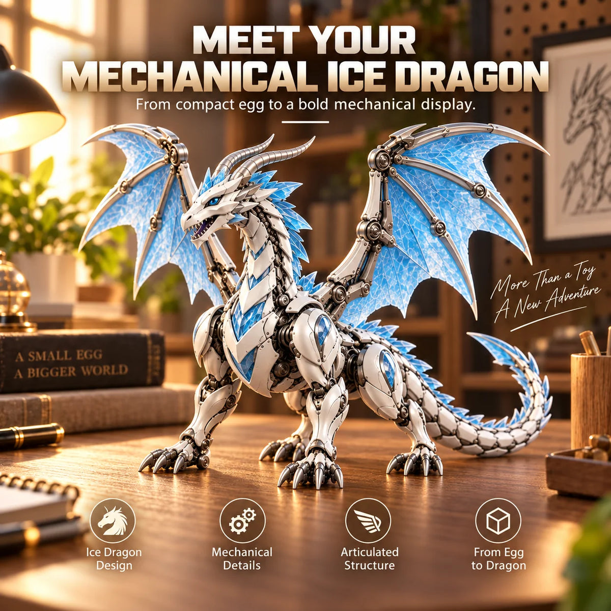 ✨Mythic Beasts – 2-in-1 Transforming Egg Fantasy Figures